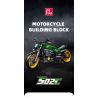 JIESTAR 91022 non  BENELLI 502C bộ đồ chơi xếp lắp ráp ghép mô hình  Kỹ Thuật Công Nghệ Cao Mô Hình Phương Tiện 765 khối