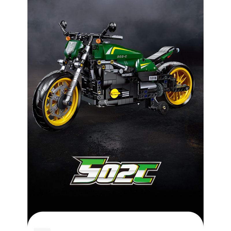 JIESTAR 91022 non  BENELLI 502C bộ đồ chơi xếp lắp ráp ghép mô hình  Kỹ Thuật Công Nghệ Cao Mô Hình Phương Tiện 765 khối