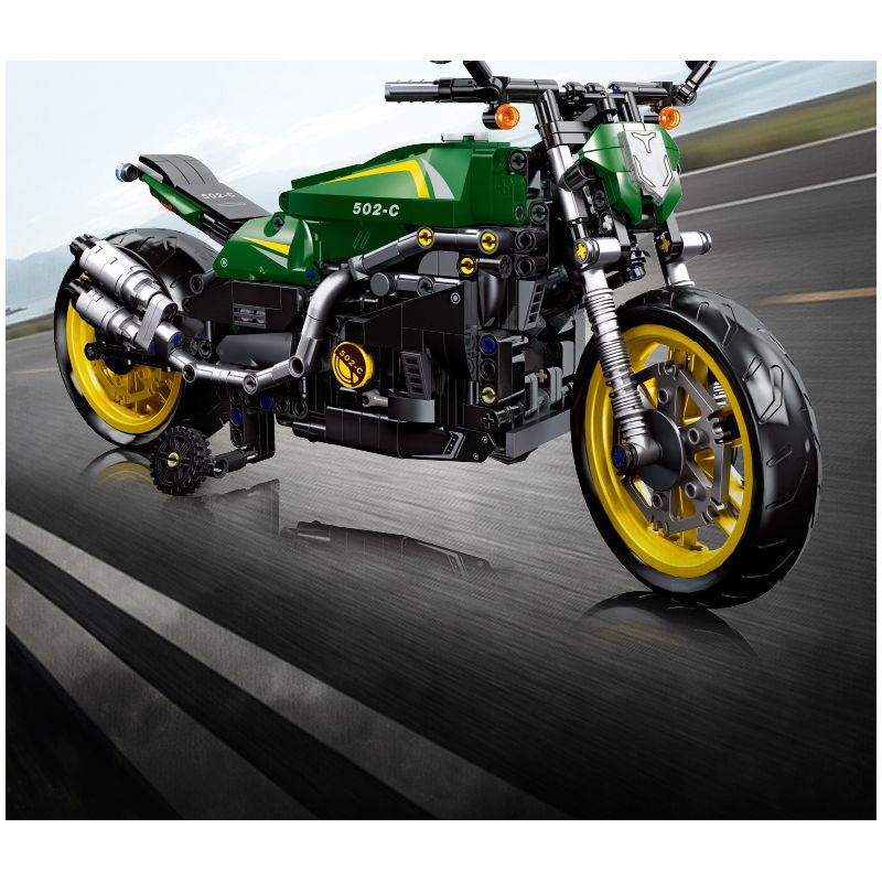 JIESTAR 91022 non  BENELLI 502C bộ đồ chơi xếp lắp ráp ghép mô hình  Kỹ Thuật Công Nghệ Cao Mô Hình Phương Tiện 765 khối