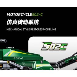 JIESTAR 91022 non  BENELLI 502C bộ đồ chơi xếp lắp ráp ghép mô hình  Kỹ Thuật Công Nghệ Cao Mô Hình Phương Tiện 765 khối