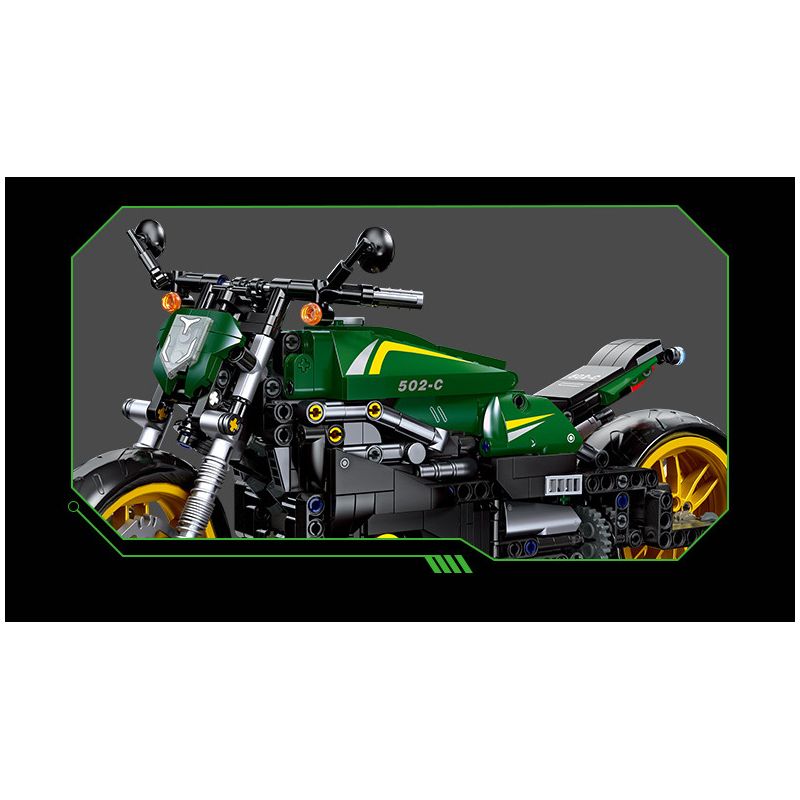 JIESTAR 91022 non  BENELLI 502C bộ đồ chơi xếp lắp ráp ghép mô hình  Kỹ Thuật Công Nghệ Cao Mô Hình Phương Tiện 765 khối