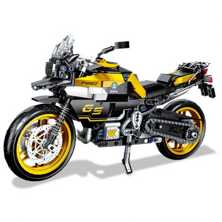 JIESTAR 91025 non  PHIÊU LƯU BMW F 850 ​​GS bộ đồ chơi xếp lắp ráp ghép mô hình  BMW F 850 GS Kỹ Thuật Công Nghệ Cao Mô Hình Phương Tiện 781 khối