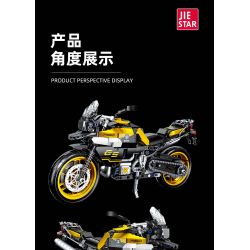 JIESTAR 91025 non  PHIÊU LƯU BMW F 850 ​​GS bộ đồ chơi xếp lắp ráp ghép mô hình  BMW F 850 GS Kỹ Thuật Công Nghệ Cao Mô Hình Phương Tiện 781 khối