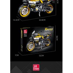 JIESTAR 91025 non  PHIÊU LƯU BMW F 850 ​​GS bộ đồ chơi xếp lắp ráp ghép mô hình  BMW F 850 GS Kỹ Thuật Công Nghệ Cao Mô Hình Phương Tiện 781 khối