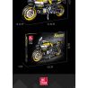 JIESTAR 91025 non  PHIÊU LƯU BMW F 850 ​​GS bộ đồ chơi xếp lắp ráp ghép mô hình  BMW F 850 GS Kỹ Thuật Công Nghệ Cao Mô Hình Phương Tiện 781 khối