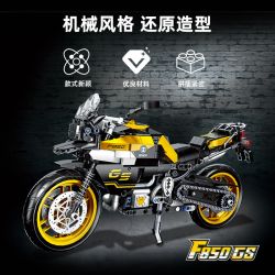 JIESTAR 91025 non  PHIÊU LƯU BMW F 850 ​​GS bộ đồ chơi xếp lắp ráp ghép mô hình  BMW F 850 GS Kỹ Thuật Công Nghệ Cao Mô Hình Phương Tiện 781 khối