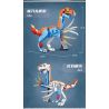 GAOMISI T1037 1037 non  THERINOSAURUS bộ đồ chơi xếp lắp ráp ghép mô hình Creator FOSSIL DINOSAUR MUSEUM THERMIDOR Sáng Tạo 405 khối