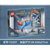 GAOMISI T1037 1037 non  THERINOSAURUS bộ đồ chơi xếp lắp ráp ghép mô hình Creator FOSSIL DINOSAUR MUSEUM THERMIDOR Sáng Tạo 405 khối