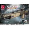 JIESTAR 92402 non  SÚNG NGẮN STF-12 bộ đồ chơi xếp lắp ráp ghép mô hình Gun 1538 khối