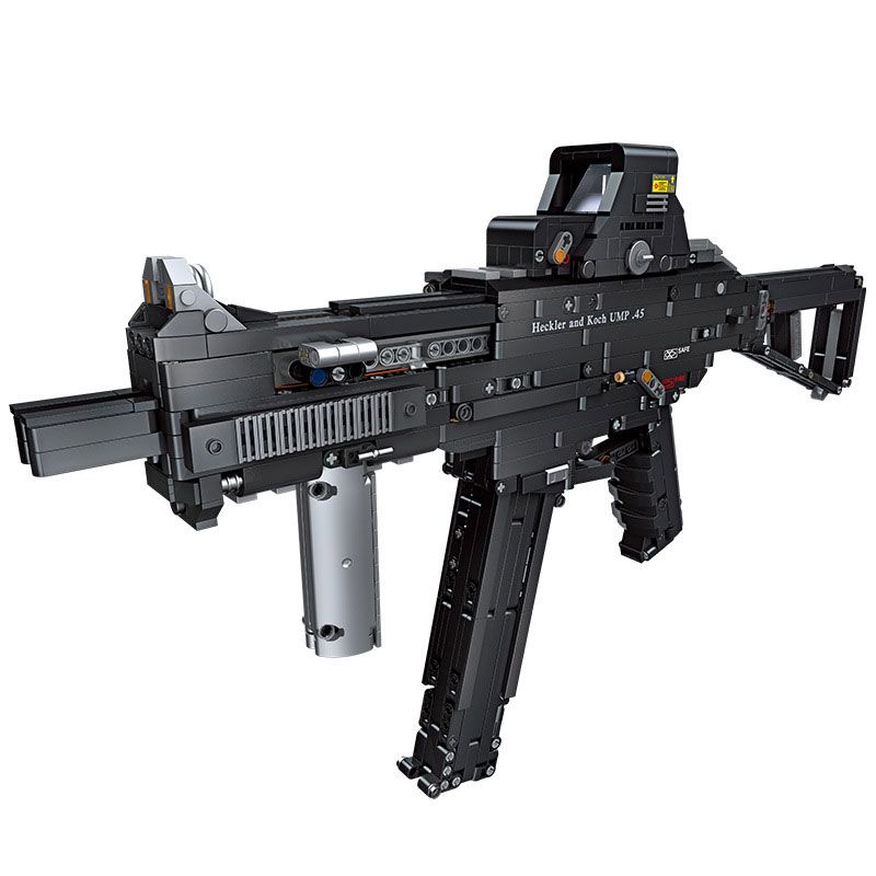 JIESTAR 92401 non Lego SÚNG TIỂU LIÊN UMP45 bộ đồ chơi xếp lắp ráp ghép mô hình Gun 1609 khối