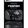 JIESTAR 92401 non  SÚNG TIỂU LIÊN UMP45 bộ đồ chơi xếp lắp ráp ghép mô hình Gun 1609 khối