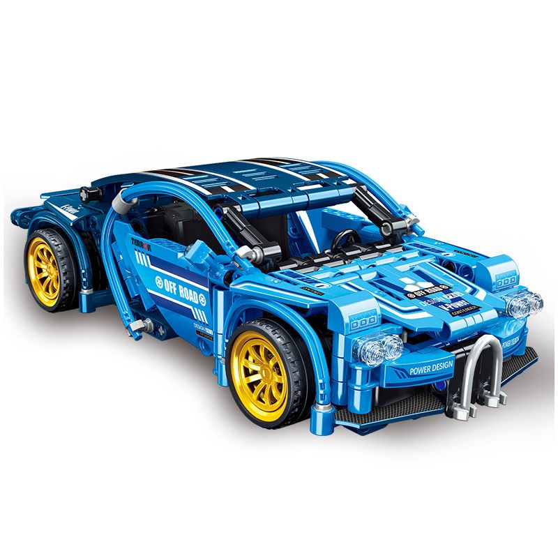 ZHEGAO QL1238 1238 non  XE LÙI FLYING BLUE RUN bộ đồ chơi xếp lắp ráp ghép mô hình  MACHINERY Kỹ Thuật Công Nghệ Cao Mô Hình Phương Tiện 445 khối