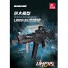 JIESTAR 92401 non  SÚNG TIỂU LIÊN UMP45 bộ đồ chơi xếp lắp ráp ghép mô hình Gun 1609 khối