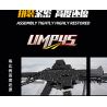 JIESTAR 92401 non  SÚNG TIỂU LIÊN UMP45 bộ đồ chơi xếp lắp ráp ghép mô hình Gun 1609 khối