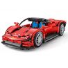 TA GAOLE T3048 3048 non  FERRARI LÙI XE bộ đồ chơi xếp lắp ráp ghép mô hình  Kỹ Thuật Công Nghệ Cao Mô Hình Phương Tiện 619 khối