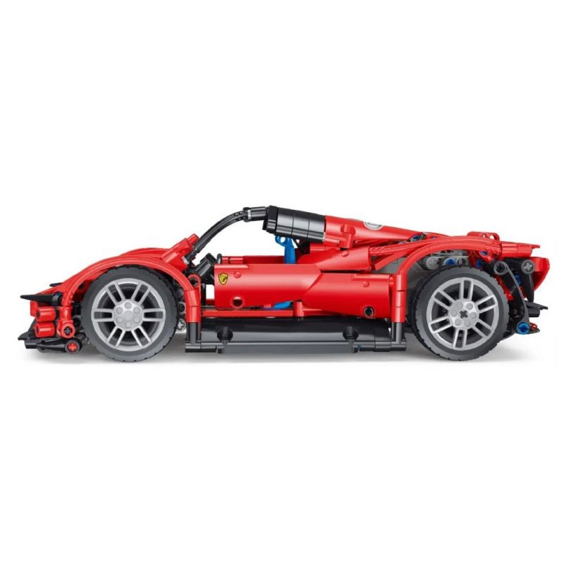 TA GAOLE T3048 3048 non  FERRARI LÙI XE bộ đồ chơi xếp lắp ráp ghép mô hình  Kỹ Thuật Công Nghệ Cao Mô Hình Phương Tiện 619 khối