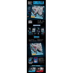 INBRIXX 687501 non  HÌNH ĐẠI DIỆN THẦN ZILLA bộ đồ chơi xếp lắp ráp ghép mô hình GODZILLA 229 khối