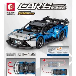 SEMBO 701899 non  MCLAREN SENNA GTR bộ đồ chơi xếp lắp ráp ghép mô hình  Kỹ Thuật Công Nghệ Cao Mô Hình Phương Tiện 594 khối