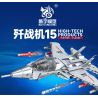 KUYU MOXING KY7060 7060 non  J-MÁY BAY CHIẾN ĐẤU 15 bộ đồ chơi xếp lắp ráp ghép mô hình HIGH-TECH PRODUCTS 456 khối