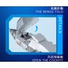 KUYU MOXING KY7060 7060 non  J-MÁY BAY CHIẾN ĐẤU 15 bộ đồ chơi xếp lắp ráp ghép mô hình HIGH-TECH PRODUCTS 456 khối