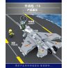 KUYU MOXING KY7060 7060 non  J-MÁY BAY CHIẾN ĐẤU 15 bộ đồ chơi xếp lắp ráp ghép mô hình HIGH-TECH PRODUCTS 456 khối