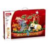 WOMA C0351 0351 non  THỎ QI YANGMEI CORNUCOPIA bộ đồ chơi xếp lắp ráp ghép mô hình Chinese Traditional Festivals Lễ Hội Cổ Truyền 1952 khối