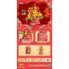 WOMA C0350 0350 non  NĂM CON THỎ GIÀU CÓ VÀ TỐT LÀNH bộ đồ chơi xếp lắp ráp ghép mô hình Chinese Traditional Festivals Lễ Hội Cổ Truyền 971 khối