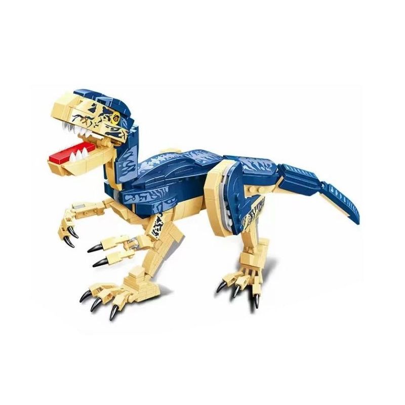 HSANHE CACO 33006 non Lego CĂN CỨ KHỦNG LONG OVIRAPTOR bộ đồ chơi xếp lắp ráp ghép mô hình 432 khối