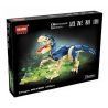 HSANHE CACO 33006 non  CĂN CỨ KHỦNG LONG OVIRAPTOR bộ đồ chơi xếp lắp ráp ghép mô hình 432 khối