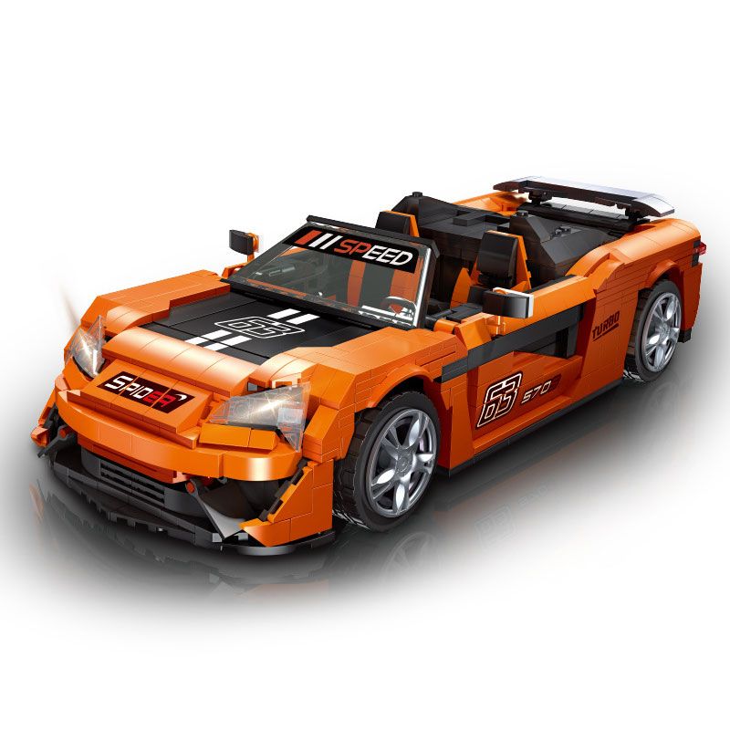 JIESTAR 92015 non Lego MCLAREN 570S NHỆN tỷ lệ 1:14 bộ đồ chơi xếp lắp ráp ghép mô hình Creator Expert MCLAREN 570S SPIDER Chuyên Gia Sáng Tạo 1195 khối