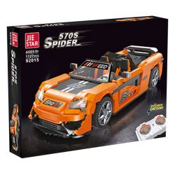 JIESTAR 92015 non  MCLAREN 570S NHỆN tỷ lệ 1:14 bộ đồ chơi xếp lắp ráp ghép mô hình Creator Expert MCLAREN 570S SPIDER Chuyên Gia Sáng Tạo 1195 khối