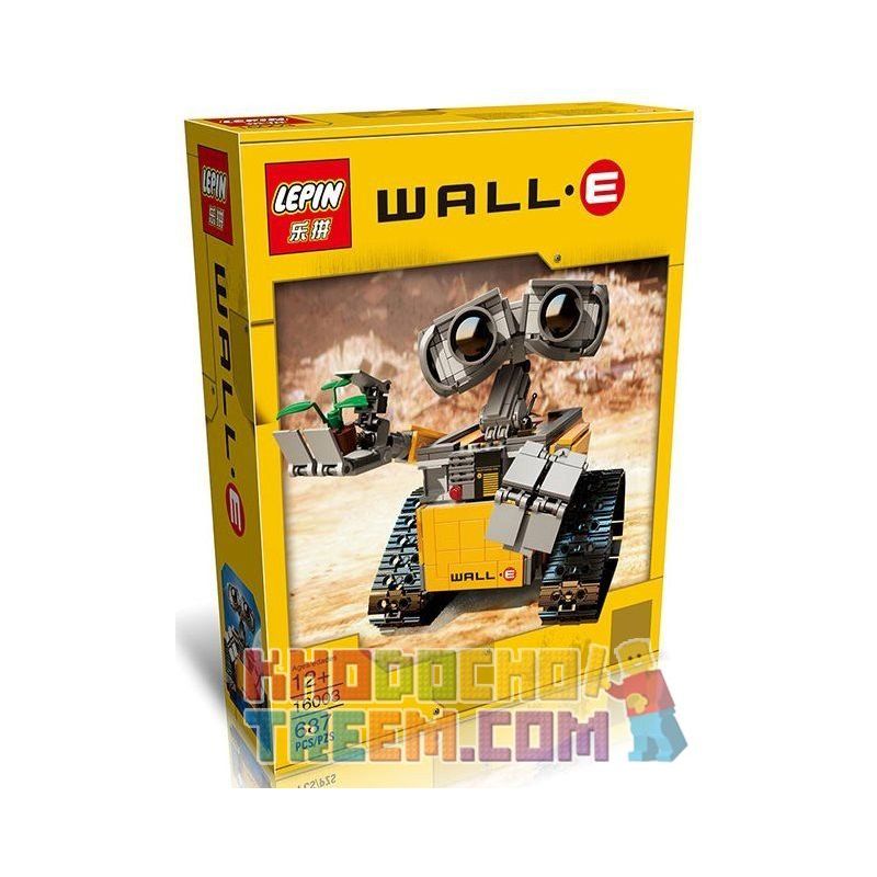 NOT Lego WALL-E 21303 KING 83003 LELE 39023 LEPIN 16003 LION KING 180042 SHENG YUAN/SY 7001 7007 拓乐 8886 YILE 407 xếp lắp ráp ghép mô hình RÔ BỐT WALL-E TƯỜNG-E Ideas Ý Tưởng 677 khối