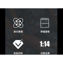 JIESTAR 92015 non  MCLAREN 570S NHỆN tỷ lệ 1:14 bộ đồ chơi xếp lắp ráp ghép mô hình Creator Expert MCLAREN 570S SPIDER Chuyên Gia Sáng Tạo 1195 khối