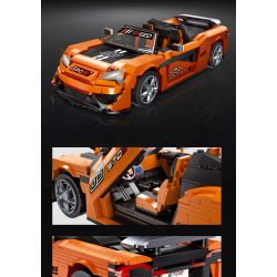 JIESTAR 92015 non  MCLAREN 570S NHỆN tỷ lệ 1:14 bộ đồ chơi xếp lắp ráp ghép mô hình Creator Expert MCLAREN 570S SPIDER Chuyên Gia Sáng Tạo 1195 khối