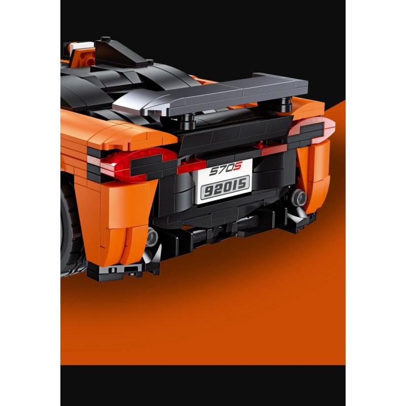 JIESTAR 92015 non  MCLAREN 570S NHỆN tỷ lệ 1:14 bộ đồ chơi xếp lắp ráp ghép mô hình Creator Expert MCLAREN 570S SPIDER Chuyên Gia Sáng Tạo 1195 khối