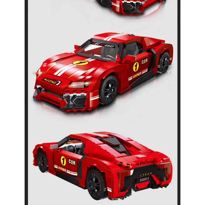 JIESTAR 92011 non  LYKAN HYPERSPORT tỷ lệ 1:14 bộ đồ chơi xếp lắp ráp ghép mô hình Creator Expert Chuyên Gia Sáng Tạo 1182 khối
