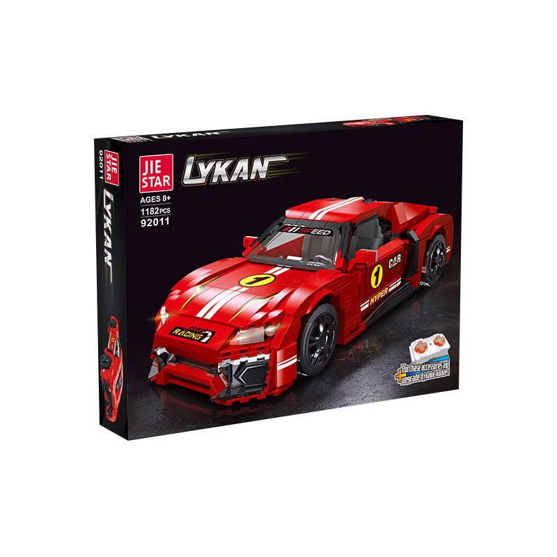 JIESTAR 92011 non  LYKAN HYPERSPORT tỷ lệ 1:14 bộ đồ chơi xếp lắp ráp ghép mô hình Creator Expert Chuyên Gia Sáng Tạo 1182 khối