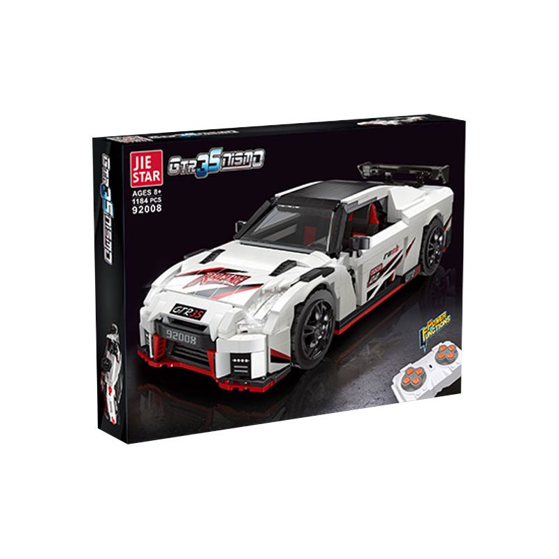 JIESTAR 92008 non  NISSAN GTR35 NISMO tỷ lệ 1:13 bộ đồ chơi xếp lắp ráp ghép mô hình Creator Expert Chuyên Gia Sáng Tạo 1266 khối