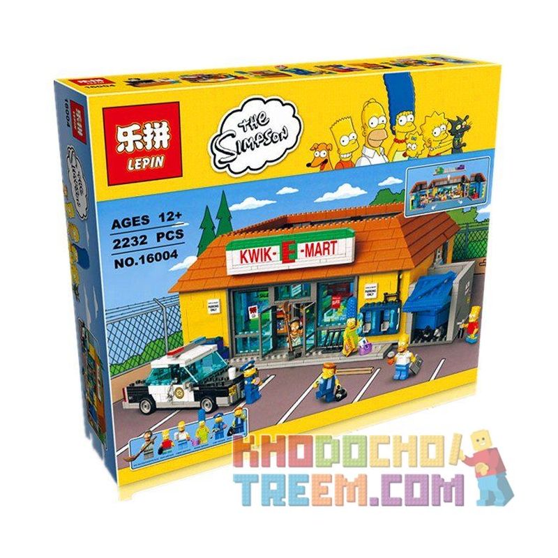 Simpson Series Supermarket Convenience Store Building Toy 2232pcs no box 