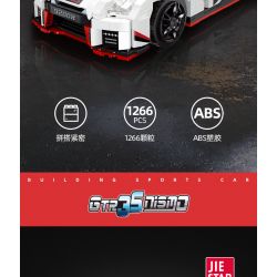 JIESTAR 92008 non  NISSAN GTR35 NISMO tỷ lệ 1:13 bộ đồ chơi xếp lắp ráp ghép mô hình Creator Expert Chuyên Gia Sáng Tạo 1266 khối