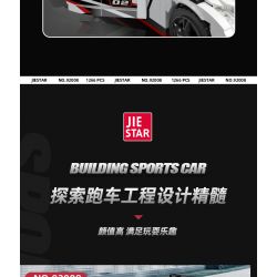 JIESTAR 92008 non  NISSAN GTR35 NISMO tỷ lệ 1:13 bộ đồ chơi xếp lắp ráp ghép mô hình Creator Expert Chuyên Gia Sáng Tạo 1266 khối