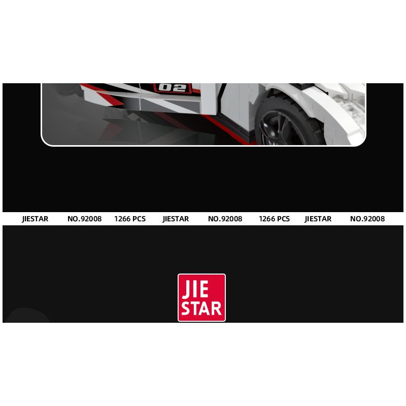 JIESTAR 92008 non  NISSAN GTR35 NISMO tỷ lệ 1:13 bộ đồ chơi xếp lắp ráp ghép mô hình Creator Expert Chuyên Gia Sáng Tạo 1266 khối