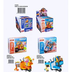 WOMA C0353 0353 non  TEAM FLASH NGON 4 KIỂU bộ đồ chơi xếp lắp ráp ghép mô hình Motorcycle Motorbike RAPID DELIVERY Xe Hai Bánh 1670 khối