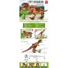 MINGDI H015 non  THẾ GIỚI KHỦNG LONG GIGANOTOSAURUS bộ đồ chơi xếp lắp ráp ghép mô hình Jurassic World 321 khối