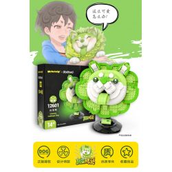 MR.KURIOSITY 12601 non  CON CHÓ BẮP CẢI bộ đồ chơi xếp lắp ráp ghép mô hình CHINESE CABBAGE DOG