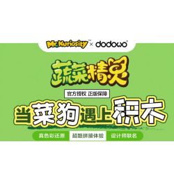 MR.KURIOSITY 12601 non  CON CHÓ BẮP CẢI bộ đồ chơi xếp lắp ráp ghép mô hình CHINESE CABBAGE DOG