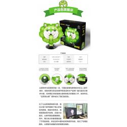 MR.KURIOSITY 12601 non  CON CHÓ BẮP CẢI bộ đồ chơi xếp lắp ráp ghép mô hình CHINESE CABBAGE DOG