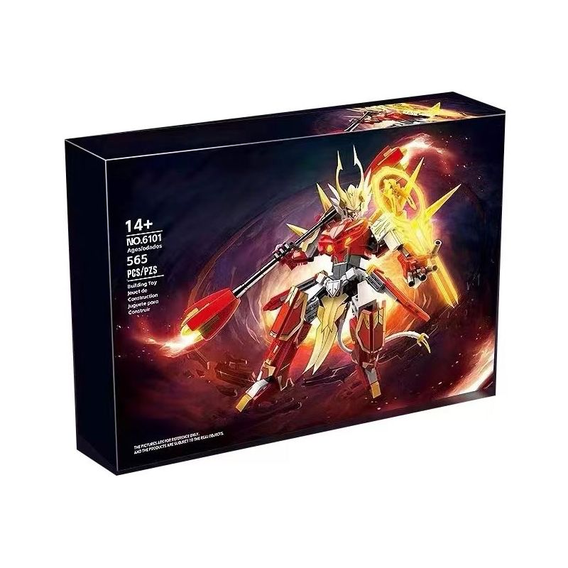 6101 non  MÁY KHÔNG bộ đồ chơi xếp lắp ráp ghép mô hình Movie & Game MACHINA FORCE Phim Và Trò Chơi 565 khối