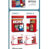 JIESTAR 55000 non  CỬA HÀNG TIỆN LỢI 24 GIỜ bộ đồ chơi xếp lắp ráp ghép mô hình City SHUTTLE SHOP Thành Phố 845 khối