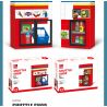 JIESTAR 55000 non  CỬA HÀNG TIỆN LỢI 24 GIỜ bộ đồ chơi xếp lắp ráp ghép mô hình City SHUTTLE SHOP Thành Phố 845 khối